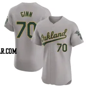 J.T. Ginn Men's Oakland Athletics Gray Elite Road Jersey