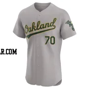 J.T. Ginn Men's Oakland Athletics Gray Elite Road Jersey