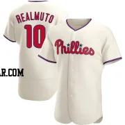 J.T. Realmuto Men's Philadelphia Phillies Cream Authentic Alternate Jersey