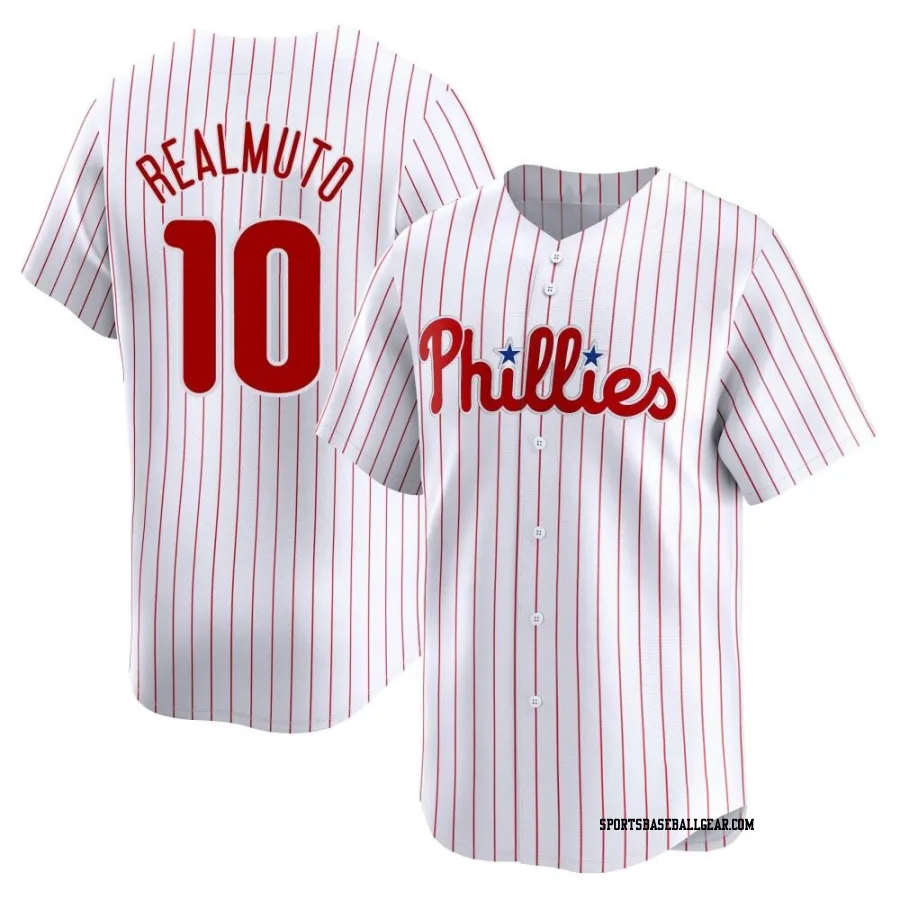 J.T. Realmuto Youth Philadelphia Phillies White Limited Home Jersey