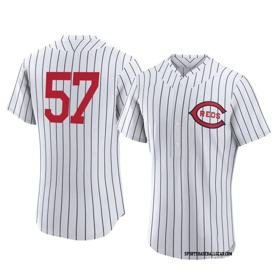 JT Riddle Men's Cincinnati Reds White Authentic 2022 Field Of Dreams Jersey