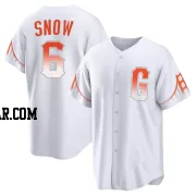 J.t. Snow Men's San Francisco Giants White Replica 2021 City Connect Jersey