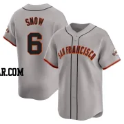 J.t. Snow Youth San Francisco Giants Gray Limited Away Jersey