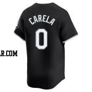 Juan Carela Men's Chicago White Sox Black Limited Alternate Jersey