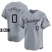 Juan Carela Men's Chicago White Sox Gray Limited Road Jersey