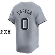 Juan Carela Men's Chicago White Sox Gray Limited Road Jersey