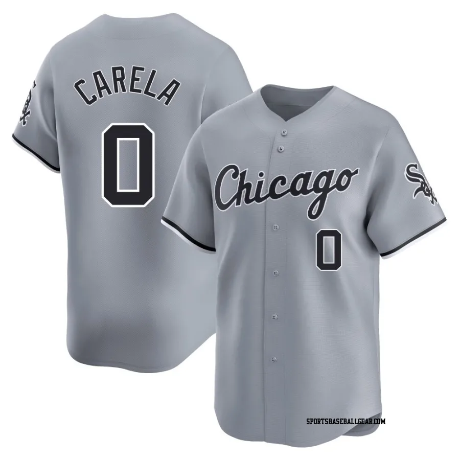 Juan Carela Men's Chicago White Sox Gray Limited Road Jersey