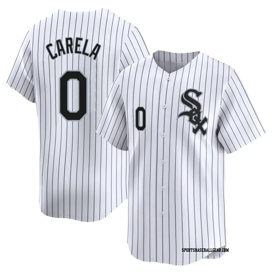 Juan Carela Men's Chicago White Sox White Limited Home Jersey