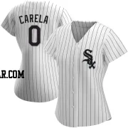 Juan Carela Women's Chicago White Sox White Authentic Home Jersey