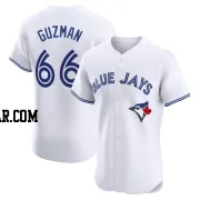 Juan Guzman Men's Toronto Blue Jays White Elite Home Jersey