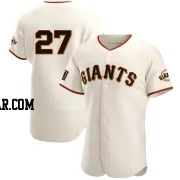 Juan Marichal Men's San Francisco Giants Cream Authentic Home Jersey