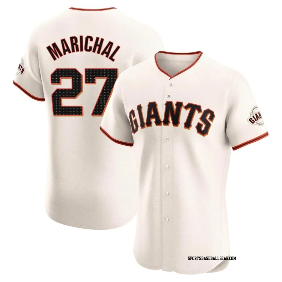 Juan Marichal Men's San Francisco Giants Cream Elite Home Jersey