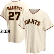 Juan Marichal Men's San Francisco Giants Cream Replica Home Jersey