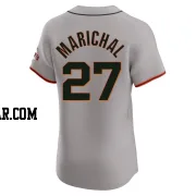 Juan Marichal Men's San Francisco Giants Gray Elite Road Jersey