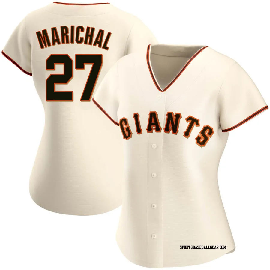 Juan Marichal Women's San Francisco Giants Cream Authentic Home Jersey