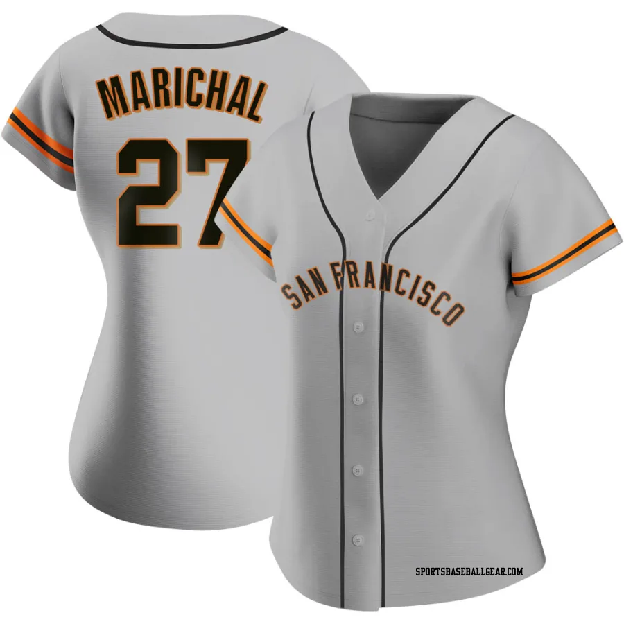 Juan Marichal Women's San Francisco Giants Gray Authentic Road Jersey