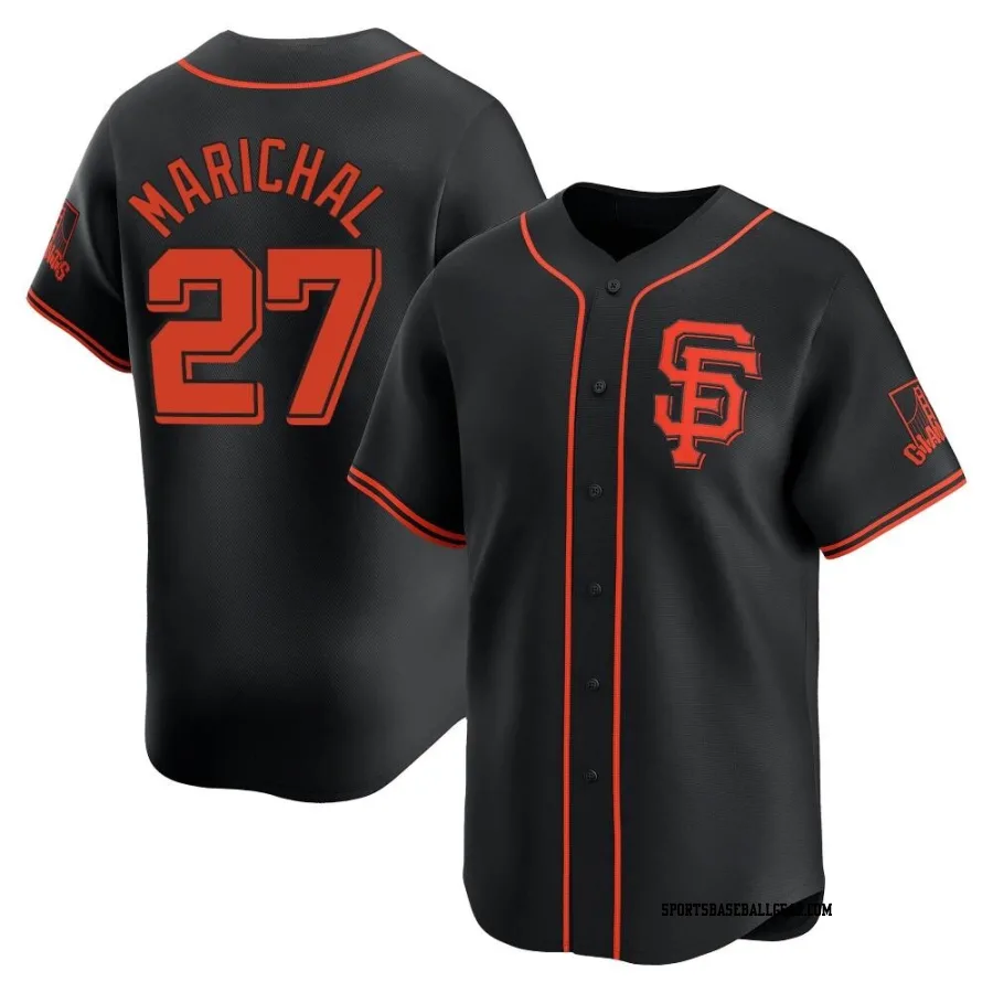 Juan Marichal Youth San Francisco Giants Black Limited Alternate Jersey