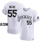 Juan Mejia Men's Colorado Rockies White Elite Home Jersey