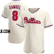 Juan Samuel Men's Philadelphia Phillies Cream Authentic Alternate Jersey