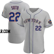 Juan Soto Men's New York Mets Gray Authentic Road Jersey