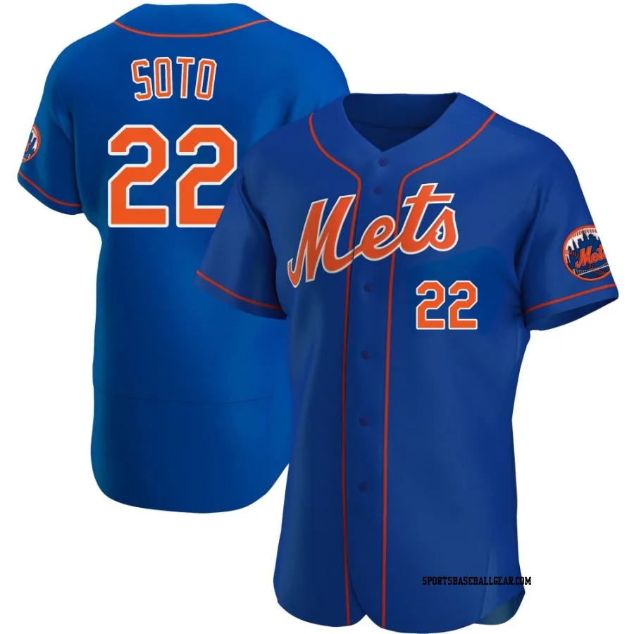 Juan Soto Men's New York Mets Royal Authentic Alternate Jersey