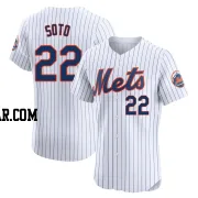 Juan Soto Men's New York Mets White Elite Home Jersey