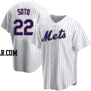 Juan Soto Youth New York Mets White Replica Home Jersey