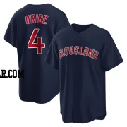 Juan Uribe Men's Cleveland Guardians Navy Replica Alternate Jersey