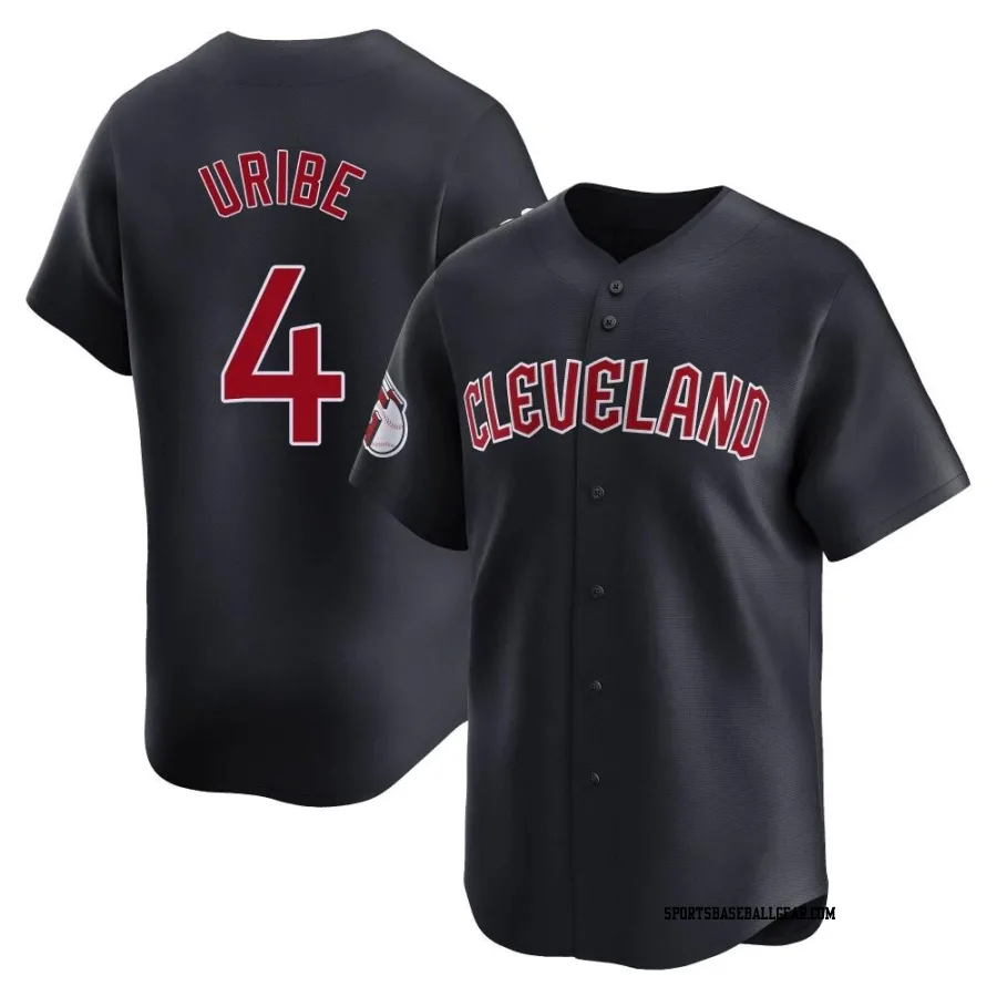 Juan Uribe Youth Cleveland Guardians Navy Limited Alternate Jersey