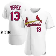 Juan Yepez Men's St. Louis Cardinals White Authentic Home Jersey