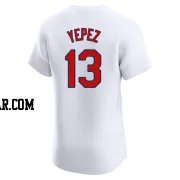 Juan Yepez Men's St. Louis Cardinals White Elite Home Jersey