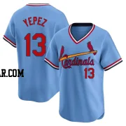 Juan Yepez Youth St. Louis Cardinals Light Blue Limited Cooperstown Collection Jersey