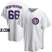 Julian Merryweather Men's Chicago Cubs White Replica Home Jersey