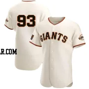 Julio Rodriguez Men's San Francisco Giants Cream Authentic Home Jersey