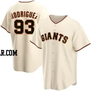 Julio Rodriguez Men's San Francisco Giants Cream Replica Home Jersey