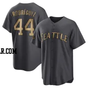 Julio Rodriguez Men's Seattle Mariners Charcoal Game Replica 2022 All-Star Jersey