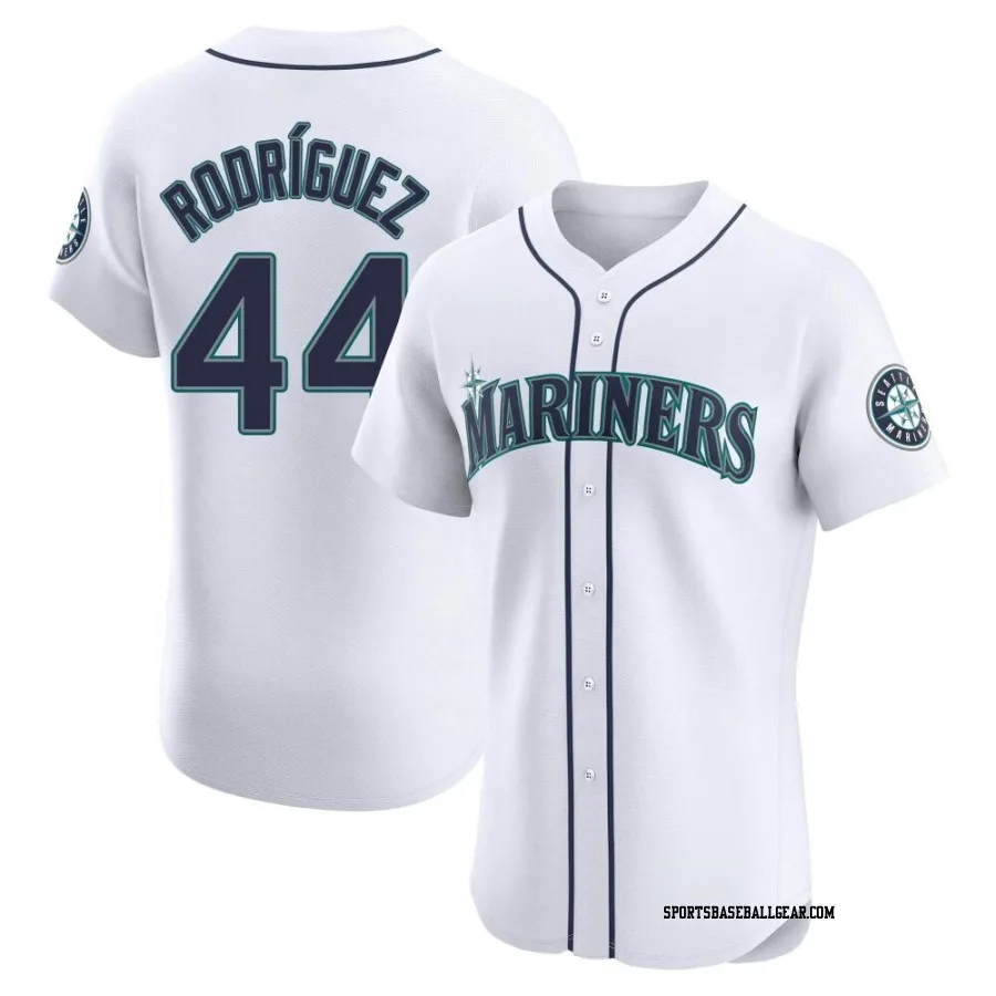 Julio Rodriguez Men's Seattle Mariners White Elite Home Jersey