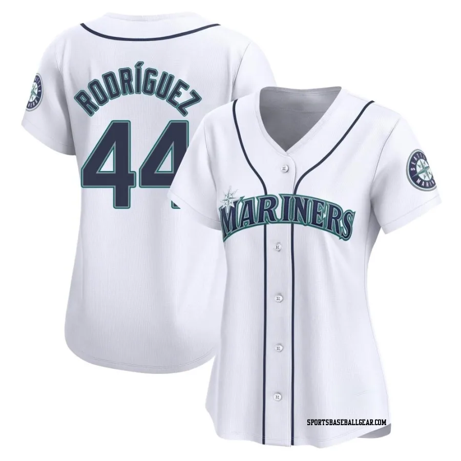 Julio Rodriguez Women's Seattle Mariners White Limited Home Jersey