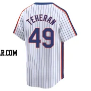 Julio Teheran Youth New York Mets White Limited Cooperstown Collection Jersey