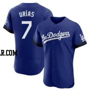 Julio Urias Men's Los Angeles Dodgers Royal Authentic 2021 City Connect Jersey