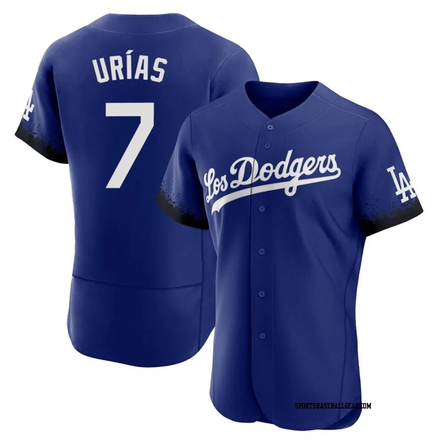 Julio Urias Men's Los Angeles Dodgers Royal Authentic 2021 City Connect Jersey