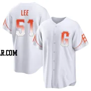 Jung Hoo Lee Men's San Francisco Giants White Replica 2021 City Connect Jersey