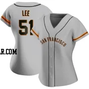 Jung Hoo Lee Women's San Francisco Giants Gray Authentic Road Jersey