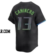 Junior Caminero Men's Tampa Bay Rays Charcoal Limited 2024 City Connect Jersey