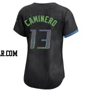 Junior Caminero Women's Tampa Bay Rays Charcoal Limited 2024 City Connect Jersey