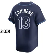 Junior Caminero Youth Tampa Bay Rays Navy Limited Away Jersey