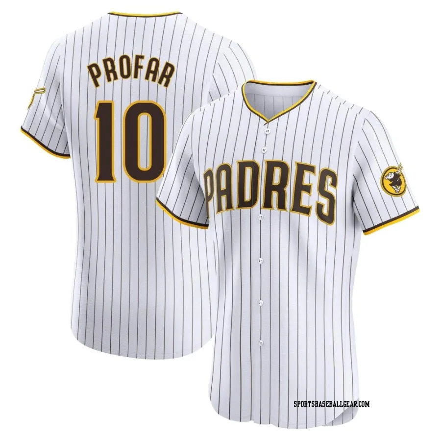 Jurickson Profar Men's San Diego Padres White Elite Home Jersey