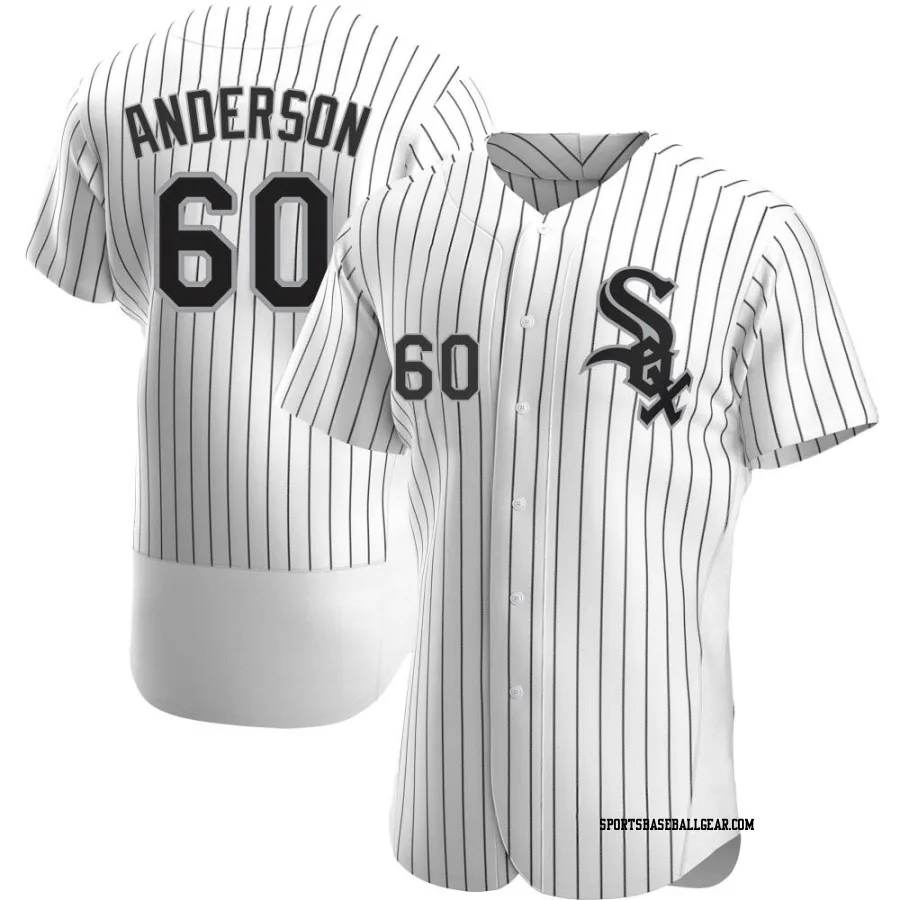 Justin Anderson Men's Chicago White Sox White Authentic Home Jersey