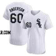 Justin Anderson Men's Chicago White Sox White Elite Home Jersey