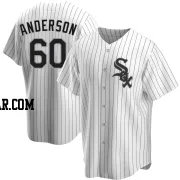 Justin Anderson Men's Chicago White Sox White Replica Home Jersey